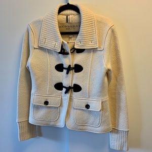 Ivory Burberry Coat